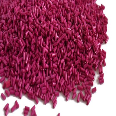 The Design Cart Opaque Pink Pipe Beads/Bugle Beads/Glass Beads (6.0 mm, 100 Grams) Standard Quality, for ? Jewellery Making, Beading, Embroidery, Art and Craft