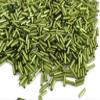 The Design Cart Silverline Peridot/Olive Green Pipe/Bugle Beads/Glass Seed Beads (9.0 mm) (100 Grams) Standard Quality, for Jewellery Making, Beading, Arts and Crafts and Embroidery. view 1