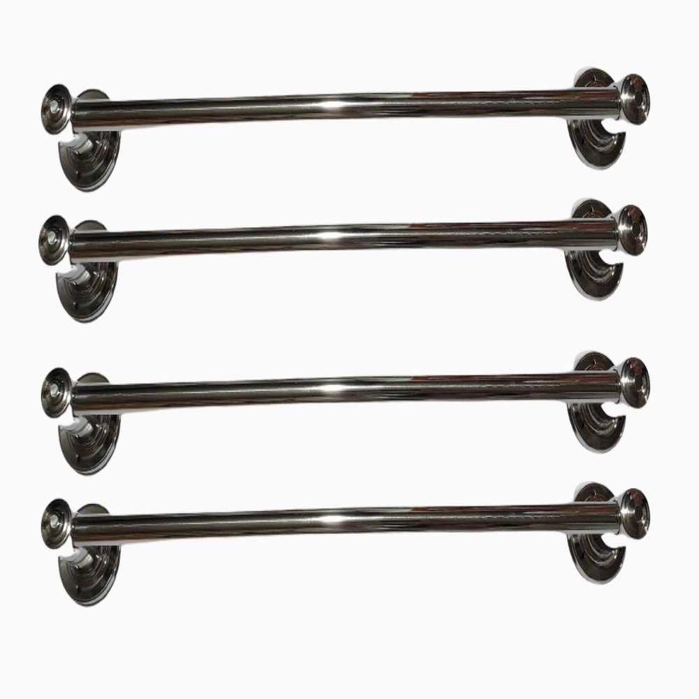 Stainless Steel Hook Towel Rod - 4 PIC Sets