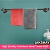 Stainless Steel Hook Towel Rod - 4 PIC Sets view 4