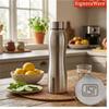 Signoraware Oxy Single Walled Stainless Steel Fridge Water Bottle Matte Finish, 750ml/30mm, Silver view 3
