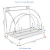 OSE Round 4 In 1 Rolling Pin Holder | Chakla Belan Stand | All In One Rack (Stainless Steel) view 3