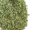 The Design Cart Transparent Luster Peridot/Olive Green 2 Cut Beads/Glass Seed Beads (11/0-2.0 mm) (100 Grams) Standard Quality, for ? Jewellery Making, Beading, Arts and Crafts and Embroidery. view 1