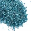 The Design Cart Silverline Turquoise 2 Cut Beads/Glass Seed Beads (11/0-2.0 mm, 100 Grams) Standard Quality, for Jewellery Making, Beading, Embroidery, Art and Craft view 1