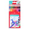 Faber-Castell Triangular Colour Pencil Set  Pack of 24 | Colour Pencils for Kids Aged 6-12 | Ergonomic Pencil Colour Set for School & Art Projects view 1