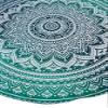 Textile export creations Creations Indian Tapestry Mandala Round Mandala Center Table Cover/Traditional Cotton Round Table Cover/Dining Tablecloth - Multi, Queen view 2