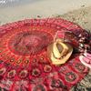 Textile export creations Cotton Centre Table Cover (Set of 1, Multicolour) view 3