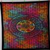 Textile export creations creations Bedsheet for Single Bed Textile export creations creations Beautiful Lotus Buddha Psychedelic Exclusive Indian Mandala Bed Cover Twin Hippie Bohemian Throw Wall Hanging Indian Bedspread Tapestry view 1