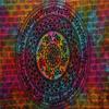 Textile export creations creations Bedsheet for Single Bed Textile export creations creations Beautiful Lotus Buddha Psychedelic Exclusive Indian Mandala Bed Cover Twin Hippie Bohemian Throw Wall Hanging Indian Bedspread Tapestry view 2