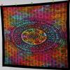 Textile export creations creations Bedsheet for Single Bed Textile export creations creations Beautiful Lotus Buddha Psychedelic Exclusive Indian Mandala Bed Cover Twin Hippie Bohemian Throw Wall Hanging Indian Bedspread Tapestry view 3