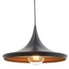R@DIANT Vintage Black Metal Tawa Hanging Light, Pendant Ceiling Light and Lamp view 1