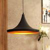 R@DIANT Vintage Black Metal Tawa Hanging Light, Pendant Ceiling Light and Lamp view 3