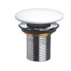 Aquieen Ceramic Pop-Up Waste Coupling White  Premium Brass Drain Stopper for Basins (3") view 2