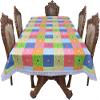 CASA FURNISHING  PVC Rangoli Printed 6 Seater Waterproof Rectangle Table Cover (Multicolor, 60x90 Inches) view 1