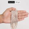 Embroiderymaterial Zardozi Spring Material,French Wire(Dapka) For Jewellery and Embroidery Purpose,3MM, Smooth Finish, Rose Golden Color(100 Gram) view 4