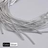 Embroiderymaterial Dapka For Aari, Zardosi Embroidery & Jewellery Work,3MM, Smooth Finish, Silver Color(100 Gram) view 3