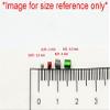 The Design Cart Transparent Rainbow Yellow 2 Cut Beads/Glass Seed Beads (6/0-3.5 mm) (100 Grams) Standard Quality, for ? Jewellery Making, Beading, Arts and Crafts and Embroidery. view 2