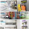 E-WARE Broom Holder and Garden Tool Organizer for Rake or Mop Handles Up view 3