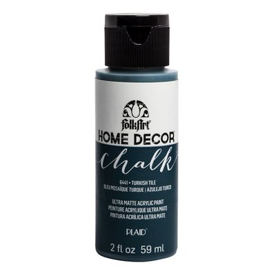 Folk Art Home Decor Chalk Acrylic Paint 2 oz Turkish Tile