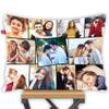 K1Gifts 11 Photos Personalized Cushion Fiber Filler with Cover for, Anniversary,Birthday 12 x 15 inches, White, 1 Cushion Cover, 1 Filler Gift All Occasoin view 1