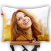 k1gifts Personalized Your Own Photo Satin 100 TC Pillow/Cushion- White Color 12X15 Inch view 1
