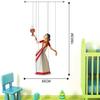 Rawpockets Decals 'Kathak Puppet Dance' Large Size Wall Sticker (Wall Coverage Area - Height 150 cms X Width 85 cms)(Pack of 1) view 4