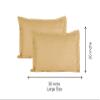 Trance Home Linen 200 TC 100% Cotton Large Size 20x30 inch Satin Stripe Pillow Covers | Pillow Cases | Set of 2 Piece Pillow Covers only |Large Size (Beige, 20 X 30 inch) view 3