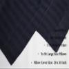 Trance Home Linen 200 TC 100% Cotton Large Size 20x30 inch Satin Stripe Pillow Covers | Pillow Cases | Set of 2 Piece Pillow Covers only |Large Size (Navy Blue, 20 X 30 inch) view 4