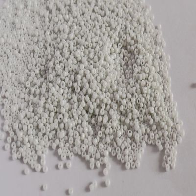 The Design Cart Opaque White Round Rocailles/Glass Seed Beads (6/0-3.5 mm) (100 Grams) Standard Quality, for Jewellery Making, Beading, Arts and Crafts and Embroidery.