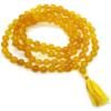 REBUY Yellow Agate Mala Crystal Healing Gemstone Mala Japa Mala Necklace for Men & Women, Beads 108+1 view 1