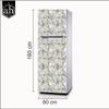 AH Decals Vinyl Flowers Fridge Sticker, 23.62 x 62.99 Inches, Multicolour view 2