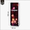 AH Decals Vinyl Flowers Fridge Sticker, 23.62 x 62.99 Inches, Multicolour view 2