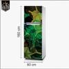 AH Decals Vinyl Leaf Fridge Sticker, 23.62 x 0 x 62.99 Inches, Multicolour Green view 2