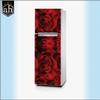 AH Decals Vinyl Rose Wall Fridge Sticker, 23.62 x 0 x 62.99 Inches, Red, Botanical view 4