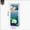 AH Decals Vinyl Flowers Fridge Sticker, 23.62 x 62.99 Inches, Multicolour view 2