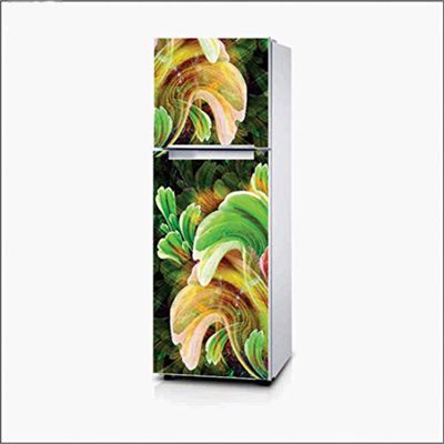 AH Decals Vinyl Flowers Fridge Sticker, 23.62 x 62.99 Inches, Multicolour