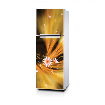 AH Decals Vinyl Flowers Fridge Sticker, 23.62 x 62.99 Inches, Multicolour