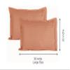 Trance Home Linen 200 TC100% Cotton Large Size 20x30 inch Satin Stripe Pillow Covers | Pillow Cases | Set of 2 Piece Pillow Covers only |Large Size (Peach, 20 X 30 inch) view 3