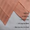 Trance Home Linen 200 TC100% Cotton Large Size 20x30 inch Satin Stripe Pillow Covers | Pillow Cases | Set of 2 Piece Pillow Covers only |Large Size (Peach, 20 X 30 inch) view 4