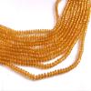 The Design Cart Brown Transparent Tyre/Rondelle Faceted Crystal Beads (2 mm) (1 String) for Jewellery Making, Beading, Embroidery, Art and Craft view 1