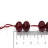 The Design Cart Brown Transparent Tyre/Rondelle Faceted Crystal Beads (2 mm) (1 String) for Jewellery Making, Beading, Embroidery, Art and Craft view 3