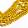 The Design Cart Yellow/Lemon Opaque Tyre/Rondelle Faceted Crystal Beads (2 mm) (1 String) for Jewellery Making, Beading, Embroidery, Art and Craft view 1