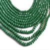 The Design Cart Green Opaque Tyre/Rondelle Faceted Crystal Beads (2 mm) (1 String) for Jewellery Making, Beading, Embroidery, Art and Craft view 1
