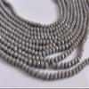 The Design Cart Gray Opaque Tyre/Rondelle Shaped Crystal Beads (2 mm) 1 Line for Jewellery Making, Beading, Arts and Crafts and Embroidery. view 1