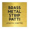 Prabhu Samaksh Metal Vastu Dosha Flaw Remedy Rectification Stripe, Standard, Golden, 1 Piece view 2