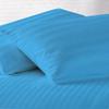Jaipur Linen Cotton 300 TC Pillow Cover, King, Turquoise Blue, 2 Pieces view 2