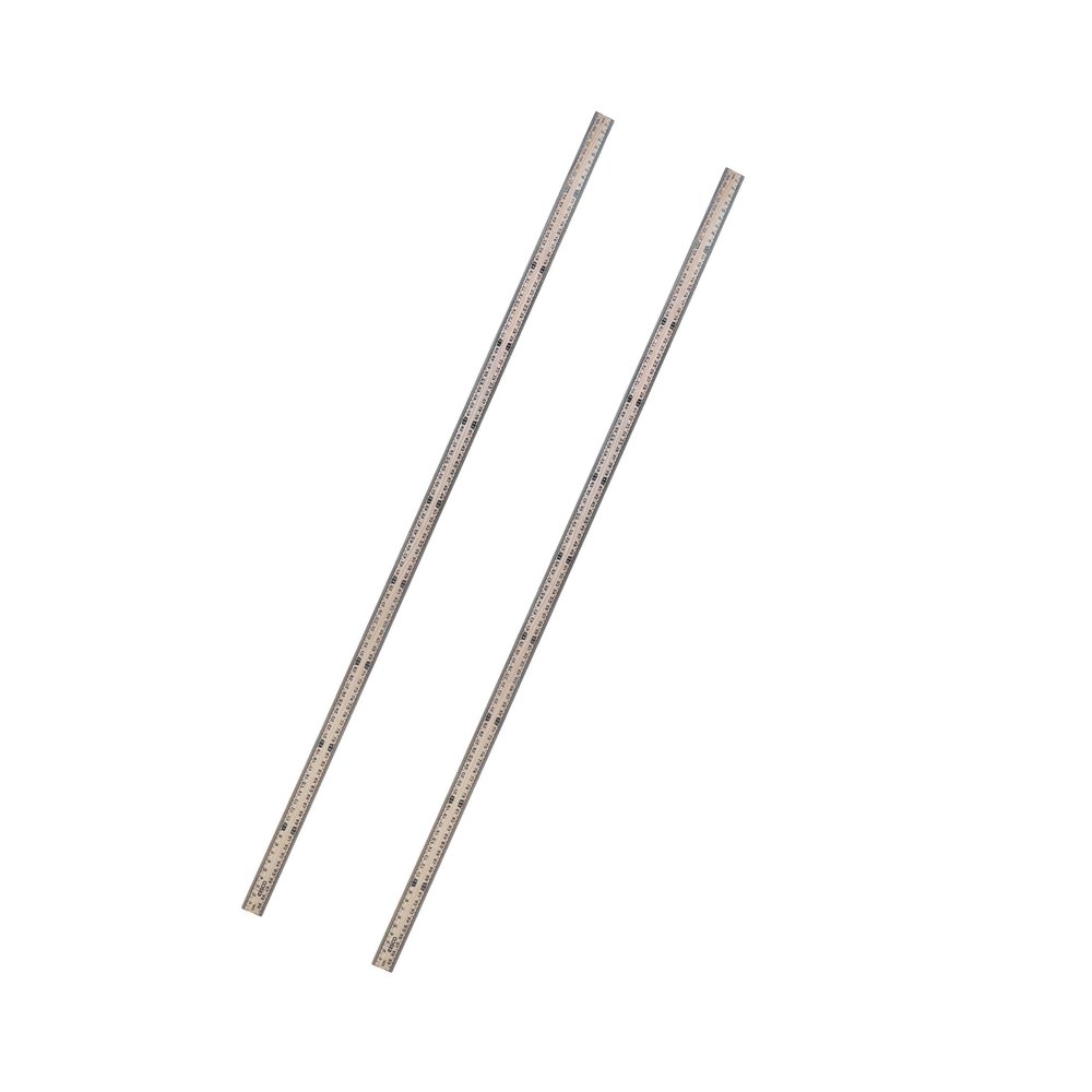 EISCO Premium One Meter (100cm) Wooden Scale(ruler), Horizontal Reading In Reverse On Each End, Pack of 2