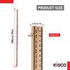 EISCO Premium One Meter (100cm) Wooden Scale(ruler), Horizontal Reading In Reverse On Each End, Pack of 2 view 2