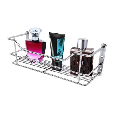 KEEPWELL Stainless Steel Perfume Rack/Shampoo Rack/Bathroom Shelf/Kitchen Rack Shelf/Wardrobe Shelf 14 X 4