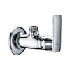 Cera Titanium F1003201 Stainless Steel Single Lever Angle Cock with Wall Flange (Silver) view 1